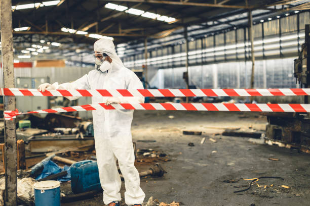 Professional Unattended Death Cleanup technician working in Crum Lynne, PA